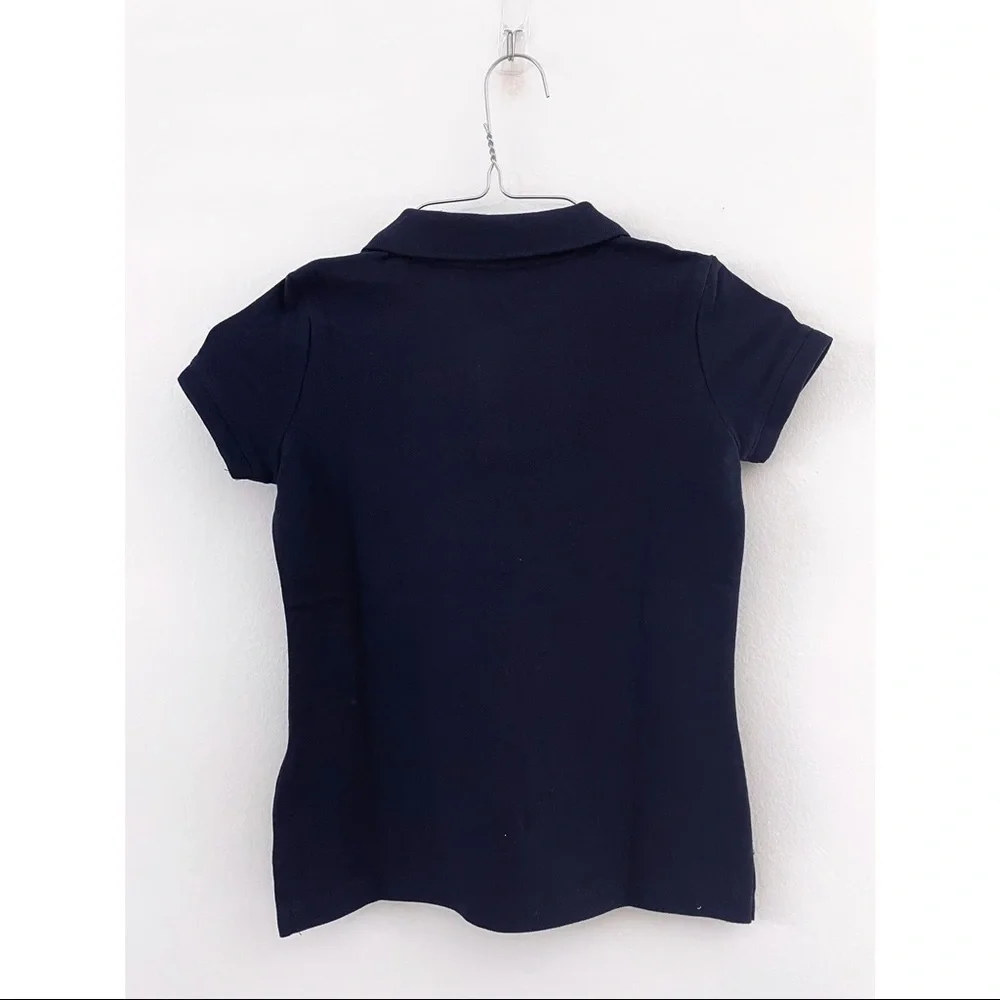 OLD NAVY Girl’s Short-Sleeve Pique Polo in Black
